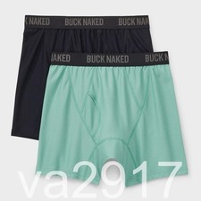 BEST PRICE  Men's Buck Naked Boxer Briefs 2-Pack - Buy 3, Get 1 Free Random