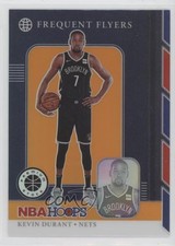 2019 Panini NBA Hoops Premium Stock Frequent Flyers Orange Kevin Durant #1 02v3