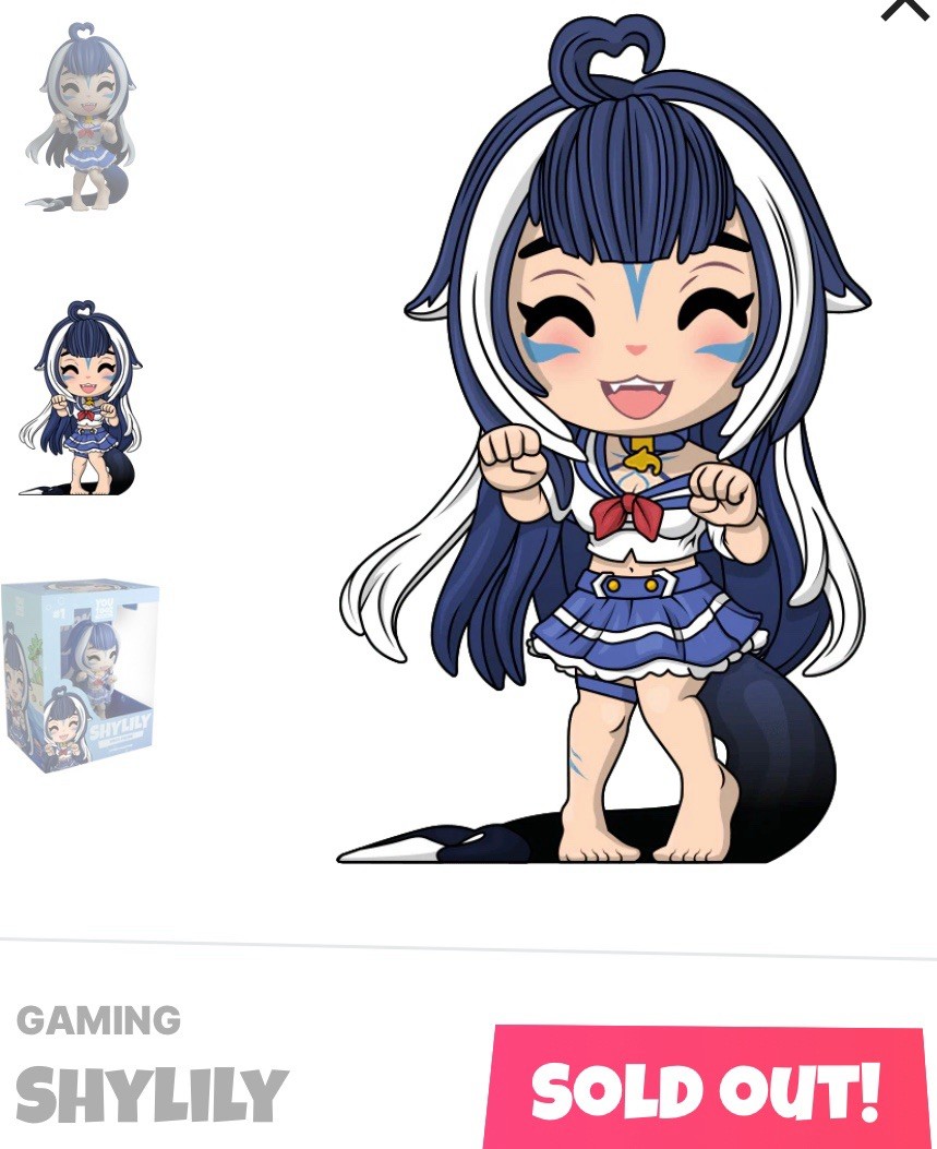（未開封）Youtooz VTuber ShyLily シャイリリフィギュア Nendoroid Shylily VTuber Figure | Hobby-Genki