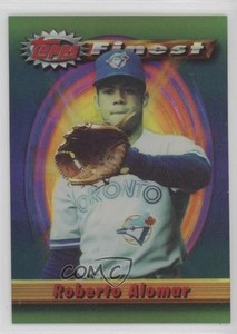 1994 Topps Finest Refractor Roberto Alomar #205 HOF