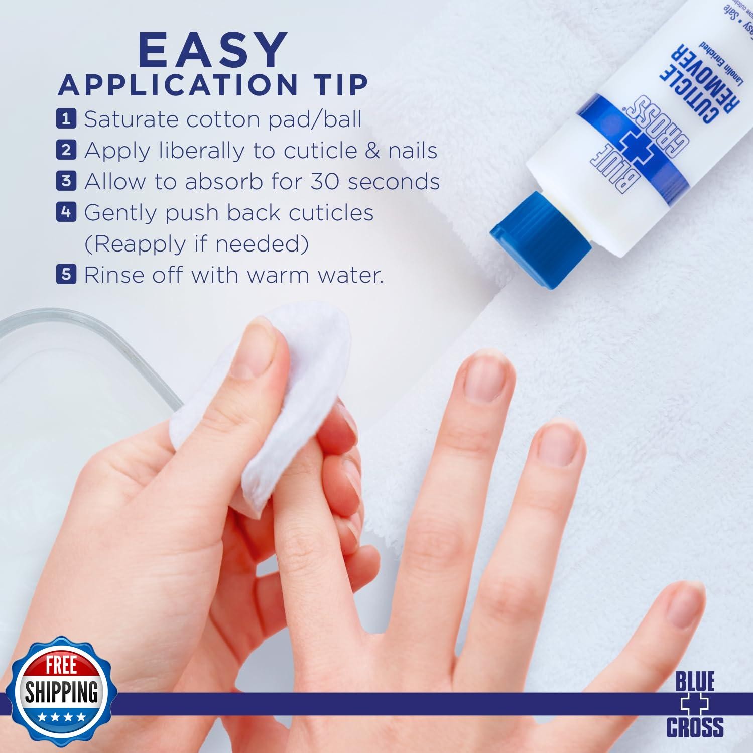 Cuticle Remover and Softener Liquid for Nails – Blue Cross Professional Nail 