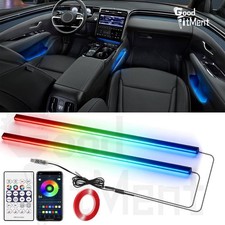 For Hyundai Tucson LED Car Interior Neon Light Strip Ambient Kit Lighting 2 in 1