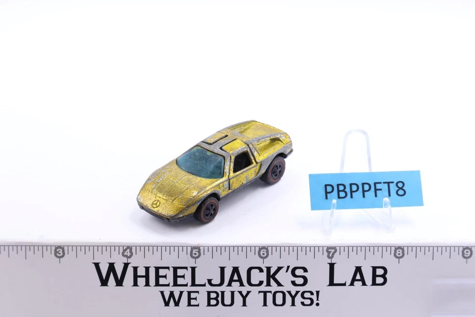 Mercedes Benz C-111 Amarillo 1970 1973 Redline Hot Wheels Mattel Vintage RL Foto 3 de 4