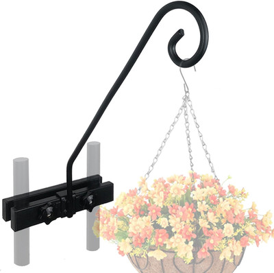 Deck Hook Rail Suitable for Hanging Flower Baskets Wind Chimes Planters Bird Fee