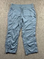 The North Face Womens M Aphrodite 2.0 Capris Pant Pull On Hiking Stone Blue