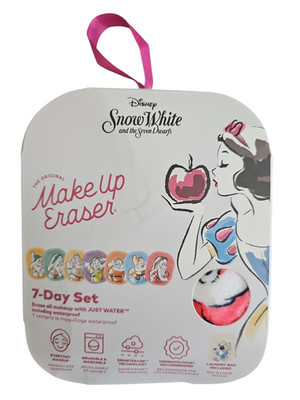 The Original MakeUp Eraser 7-Day Set Makeup Remover Cloths, Snow White 