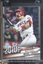 Mike Trout 2020 Topps Decade's Best Platinum 2010's Platinum #D 1/1 SICK