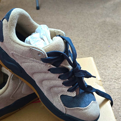 Jordan Session (GS) Unisex Kids Trainers UK 4 EU 36.5 Beige/Blue IB5679-200