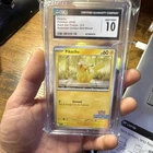 Pokémon CGC 10 Pikachu Black Star Promos Illustration Contest 2024 Winner Promo
