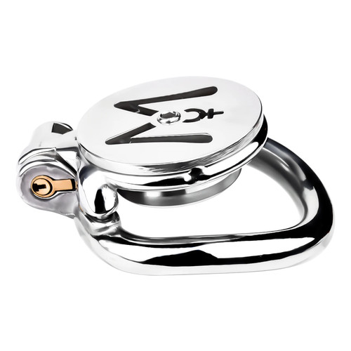 Jaula de castidad masculina plana con estampado "M" con jaula de bloqueo de silicona suave para hombres gay - Imagen 17 de 29