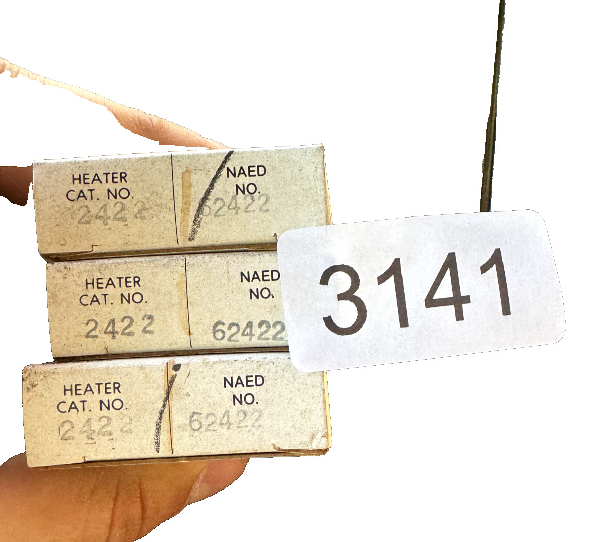Calentador de relé de sobrecarga Joslyn Clark 2422/paquete de 3