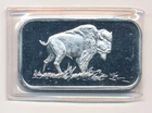 VINTAGE SILVERTOWNE BUFFALO .999 SILVER 1 ONE TROY OUNCE BAR