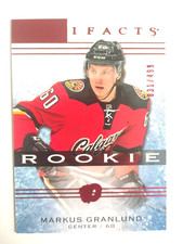 14 15 ARTIFACTS ROOKIE RUBY PARALLEL MARKUS GRANLUND /499 FLAMES