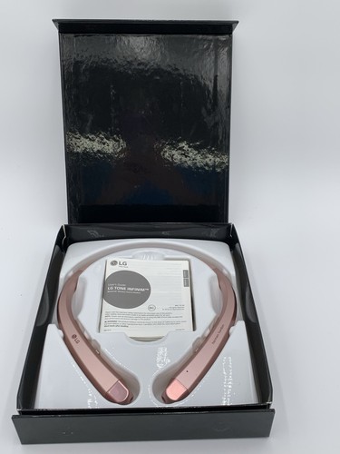 Genuine LG Tone Infinim HBS-910 V2 Bluetooth Headset Harmon Kardon Sound Pink - 第 1/6 張圖片