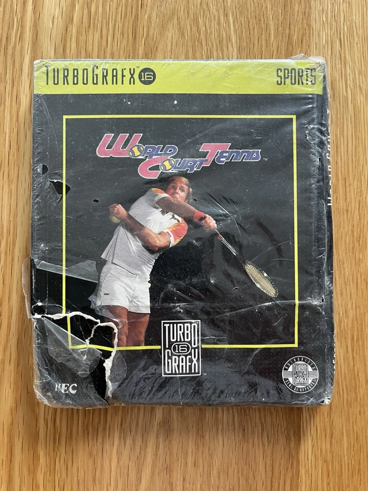WORLD COURT TENNIS UNUSED TurboGrafx PC Engine Duo Express TurboGrafx DAMAGED! - Image 2 of 4