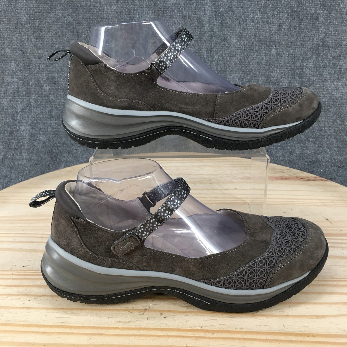 Jambu Cornflower Shoes Womens 8.5 M Mary Jane Casual Comfort Floral Print Gray
