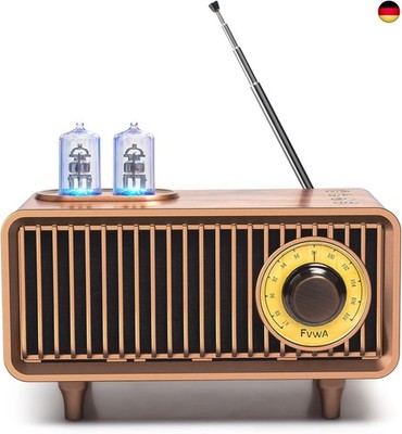COLSUR Retro Radio Bluetooth Lautsprecher Tragbarer Vintage Radio FM