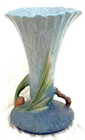 ROSEVILLE USA VINTAGE 283-8" PINE CONE VASE AUTHENTIC BLUE