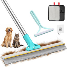 Carpet Rake for Pet Hair Removal, Reusable Carpet Rake, Pet Hair Removal Broom w