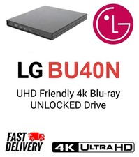 LG BU40N Internal Drive Flashed Unlocked 4K UHD Friendly in External Case