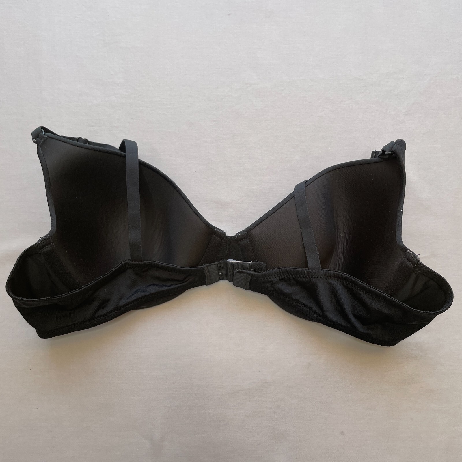 Maidenform Lined Full Coverage Bra 38B Black Sati… - image 6