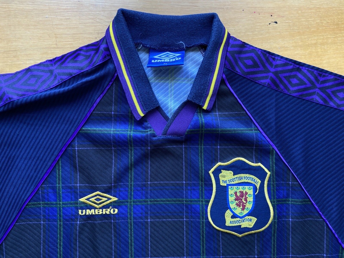 [ 1994-1996 ] UMBRO スコットランド代表 ユニフォーム XL 1994-1996 ] UMBRO スコットランド代表 ユニフォーム XL
