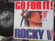 ROCKY V Joey B. Ellis And Tynetta Hare Go For It! (Heart And Fire) P/S 7" Single