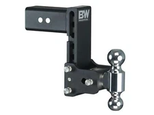B&W Trailer Hitches Trailer Hitch Ball Mount - 3" Model 10 Blk T&S Dual Ball 2-