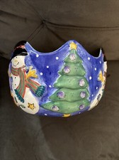 Christmas Sango The Sweet Shoppe Centerpiece Bowl Designed - Sue Zipkin