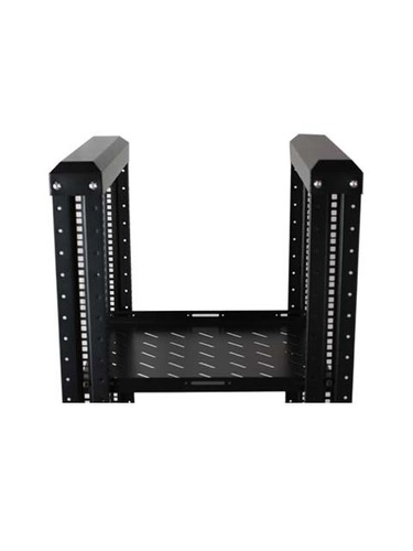 4-Pfosten verstellbar Open Frame Server Rack IT Netzwerk Relais IT 27HE 800mm mit Regal - Bild 4 von 7
