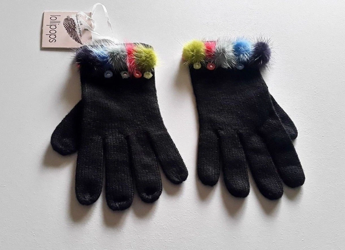Gants Homme Ibex - Cuir Souple Noir - Doublure Fourrure - Taille L - Neufs