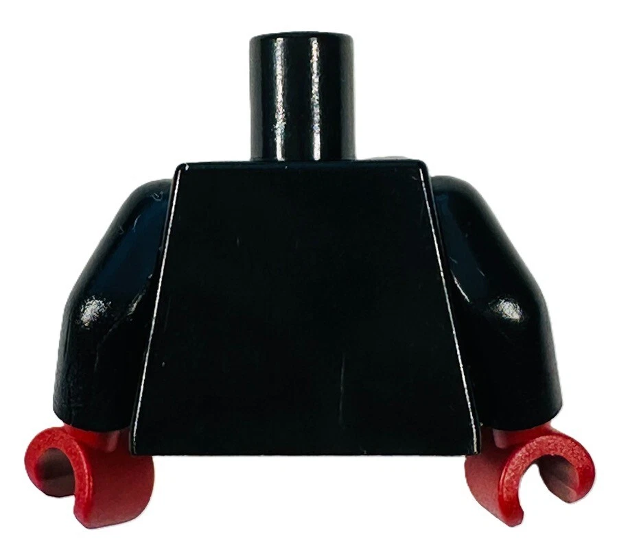 LEGO Minifigura Negra Torso Liso Rojo Oscuro Mano Sombra Caballero Vladek 8877 cas270 Foto 2 de 3