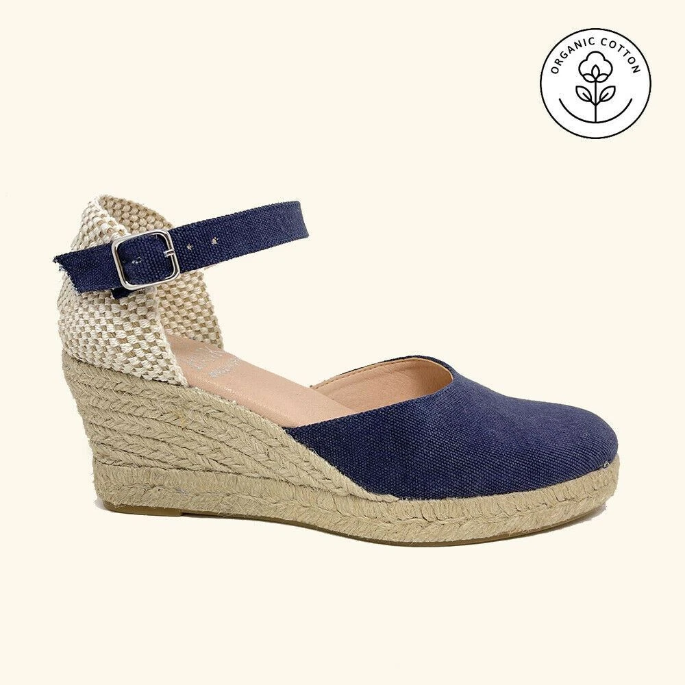 Blue wedge hotsell espadrilles uk