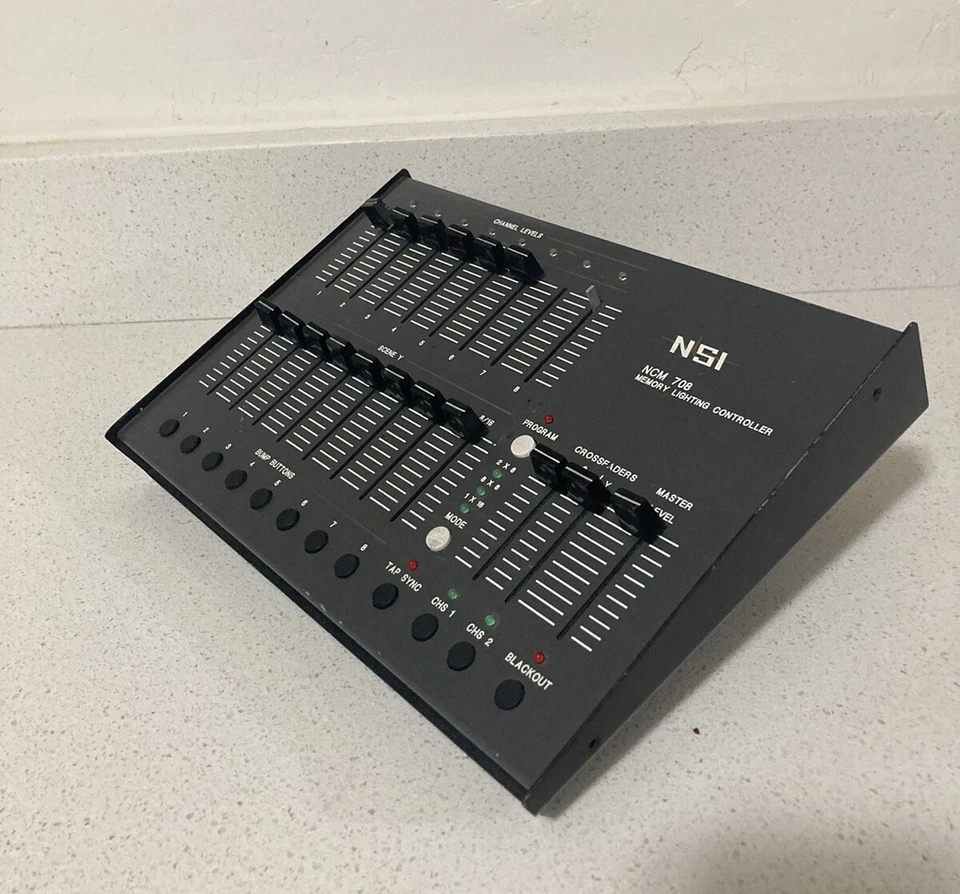 NSI memory lighting controller model NCM 708 pre-owned untested - Image 2 of 4