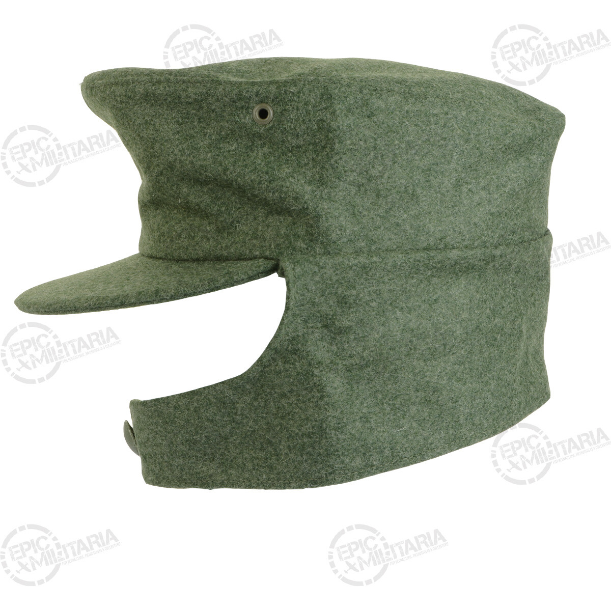 Mil-Tec WH M44 Field Cap Pea Camouflage – Repro Military Style Cap For Outdoor & Camping - View #2