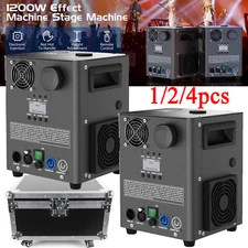 4PCS Cold Spark Machine 1200W Stage Effect DMX Firework Wedding 6.6-9.8ft w/Case