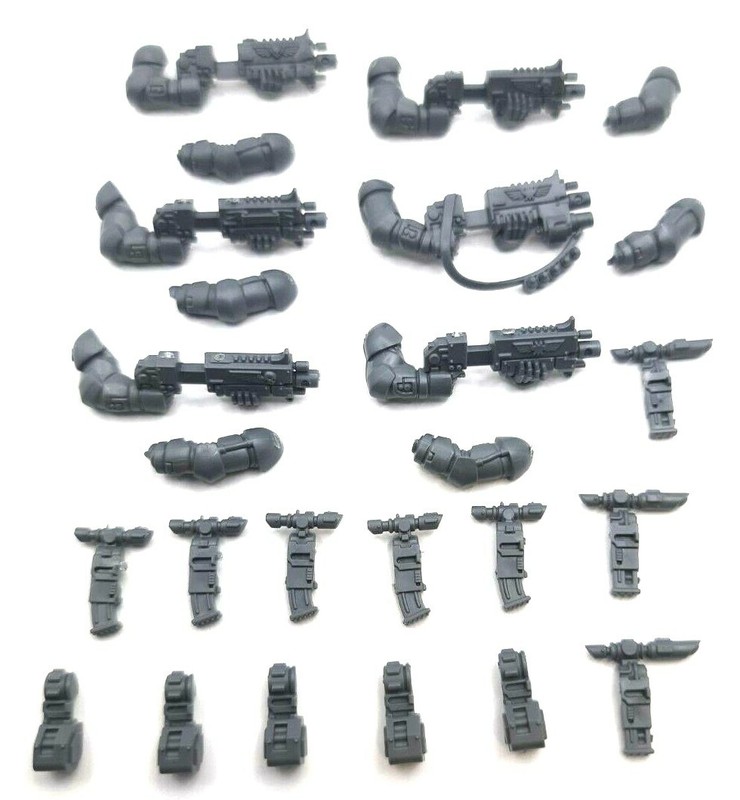 Space Marine Primaris Intercessors auto bolt rifles auxiliary grenade launcher