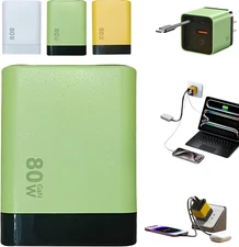 3 in 1 Gan Charger, Scalable 80W Max Fast Charger Module, 80 Watt All in One Cha