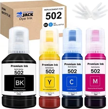 Compatible 502 T502 Refill Ink Bottles Replacement for EcoTank X002BI0FQ9