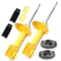 2X TA Sport-StoßDÄMpfer GAS Vorne VA + Domlager + Staubschutz - Fiat Punto 176