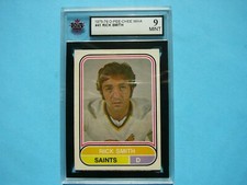 1975/76 O-PEE-CHEE WHA HOCKEY CARD #41 RICK SMITH KSA 9 MINT SHARP+ 75/76 OPC