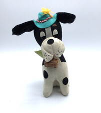 Vintage Dakin  Co Dream Pet St. Bernard 3 Stuffed Dog Plush Toy w/ Barrel