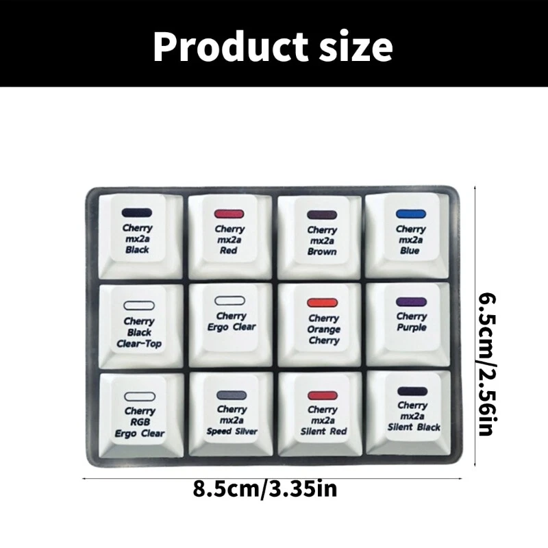 Mechanical Keyboard MX Switch Tester with PBT Keycap for Testing