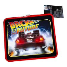Back To The Future DeLorean  Lunchbox New With Tags