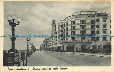 R629891 Bari. Lungomare. Grande Albergo Delle Nazioni. G. E. B. C