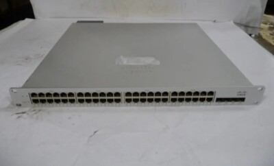 Cisco MS320-48FP 48-Port Cloud-Managed PoE+ Switch W/ 1x MA-PWR-1025WAC