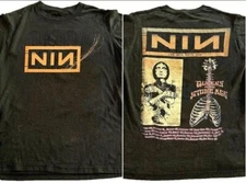 Vintage Nine Inch Nails NIN Graphic 2 Side Black Unisex Tshirt S-5XL HH04180