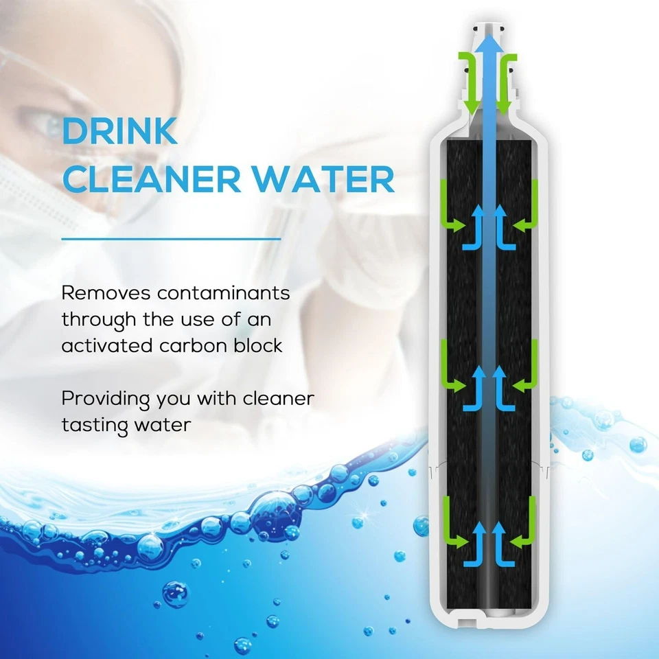 EcoAqua EWF-8003A Water Filter Replacement Compatible Sub-Zero  2 Pack - Image 4 of 4