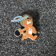 Vintage 1988 Seoul Olympics Hodori Mascot Bowling Lapel Vest Hat/Cap Pin Rare