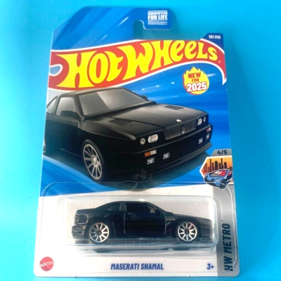 HOT WHEELS 2025 MASERATI SHAMAL NERO SIDERALE 58/250 HYX76 HW